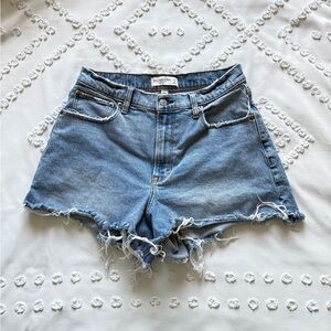 A&F CL Cutoff Jean Shorts